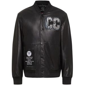 Carlo Colucci - Leren Jas - Zwart - Lammnappa Leer