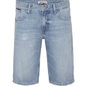 Tommy Jeans, Heren, Korte broeken, Blauw, Maat: W29 Denim,