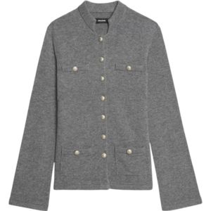 Zadig & Voltaire, Dames, Truien, Grijs, Maat: L Wol,