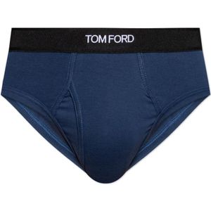 Tom Ford, Heren, Ondergoed, Blauw, Maat: S Katoen,