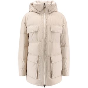 Brunello Cucinelli, Dames, Jassen, Beige, Maat: XS Katoen,