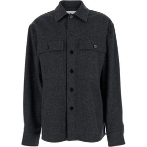 Jil Sander, Dames, Jassen, Grijs, Maat: XS Wol,