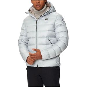 Blauer, Heren, Jassen, Grijs, Maat: 3XL Leer,