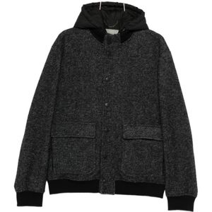 Canali, Heren, Jassen, Grijs, Maat: 4XL