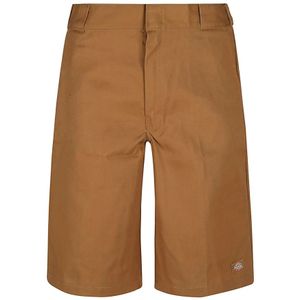 Dickies, Heren, Korte broeken, Bruin, Maat: W30 Katoen,
