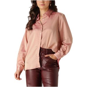 Ydence, Dames, Blouses & Shirts, Roze, Maat: L