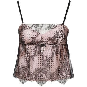 Aniye By, Dames, Tops, Veelkleurig, Maat: S Satijn,