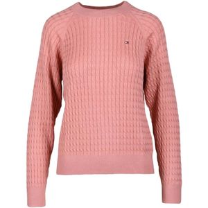 Tommy Hilfiger, Dames, Truien, Roze, Maat: S Katoen,