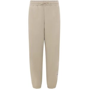 Adidas by Stella McCartney, Dames, Broeken, Beige, Maat: M Katoen,