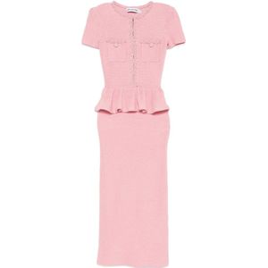 Self Portrait, Dames, Jurken, Roze, Maat: S