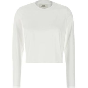 Loulou Studio, Dames, Tops, Wit, Maat: M Katoen,