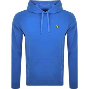 Lyle & Scott, Heren, Sweatshirts & Hoodies, Blauw, Maat: 2XL Katoen,