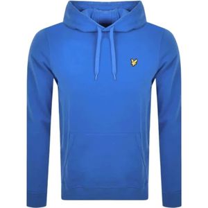 Lyle & Scott, Heren, Sweatshirts & Hoodies, Blauw, Maat: 2XL Katoen,