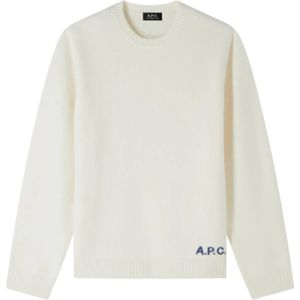 A.p.c. - Gebreide Trui - Beige - Wol