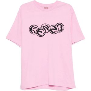 Kenzo, Heren, Tops, Roze, Maat: 2XL Katoen,