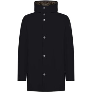 Rrd, Heren, Mantels, Zwart, Maat: XL Polyamide,