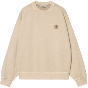 Carhartt Wip, Heren, Sweatshirts & Hoodies, Beige, Maat: XL Katoen,