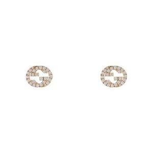 Gucci Ybd729408001 - Oorbellen in 18kt roze goud en diamanten , Yellow , Dames , Maat: ONE Size