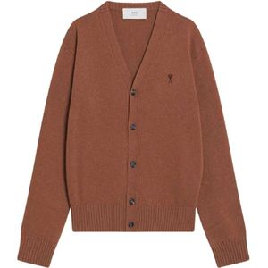 Ami Paris, Heren, Truien, Bruin, Maat: L Wol,