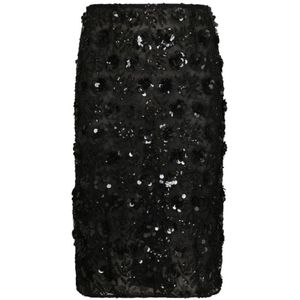 Dolce & Gabbana, Dames, Rokken, Zwart, Maat: S