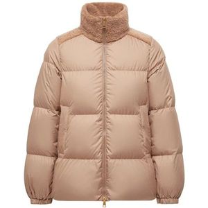 Moncler, Dames, Jassen, Beige, Maat: M