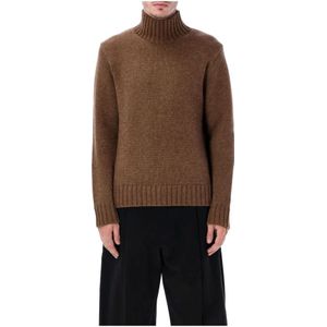 Studio Nicholson, Heren, Truien, Bruin, Maat: L Wol,