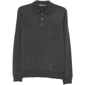 Corneliani, Heren, Tops, Grijs, Maat: L Wol,