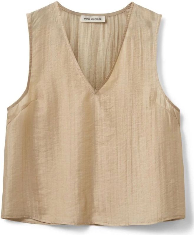 Sofie Schnoor - Bonnie - Dames Tanktop - V-hals - Brede Schouderbanden