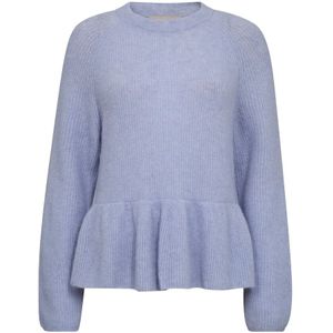 MOS Mosh, Dames, Truien, Blauw, Maat: XS