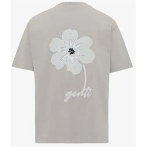 Genti, Heren, Tops, Grijs, Maat: XL Katoen,