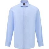 Boggi Milano, Heren, Overhemden, Blauw, Maat: S Katoen,