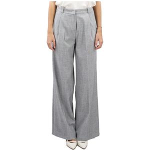 Imperial, Dames, Broeken, Grijs, Maat: XS Viscose,