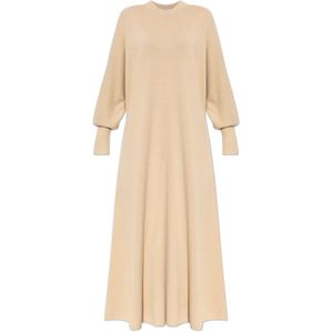 By Malene Birger, Dames, Jurken, Beige, Maat: XS Wol,