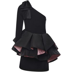 Valentino Garavani, Dames, Jurken, Zwart, Maat: XS Zijde,