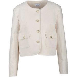 Marella, Dames, Jassen, Wit, Maat: L Katoen,