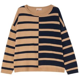 Marina Rinaldi, Dames, Truien, Veelkleurig, Maat: L Viscose,