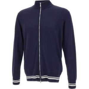 Eleventy, Heren, Truien, Blauw, Maat: M