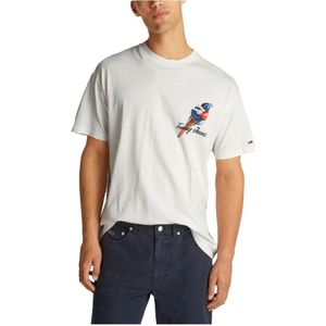 Tommy Hilfiger, Heren, Tops, Wit, Maat: XL Katoen,