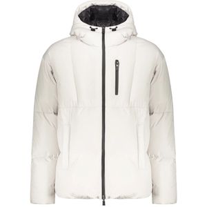 Herno, Heren, Jassen, Wit, Maat: L Leer,