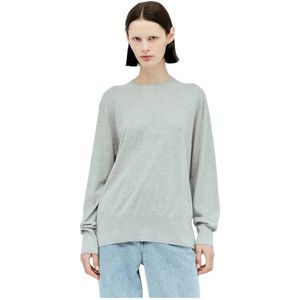 TotêMe, Dames, Truien, Grijs, Maat: 2XS Zijde,