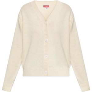 Kenzo, Dames, Truien, Beige, Maat: M