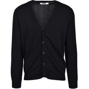 Mauro Grifoni, Heren, Truien, Zwart, Maat: S Katoen,