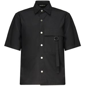 Giuliano Galiano, Heren, Overhemden, Zwart, Maat: XL