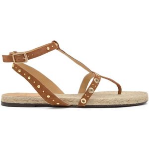 Castañer, Dames, Schoenen, Bruin, Maat: 39 EU Leer,