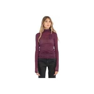 Pinko Paarse Sweaters voor Vrouwen , Purple , Dames , Maat: L