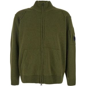 C.p. Company, Heren, Sweatshirts & Hoodies, Groen, Maat: L Wol,