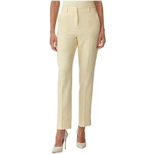 Comma - Slim-Fit - Chino Broek - Beige - Maat: XL