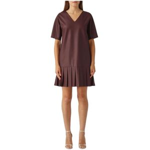 Max Mara, Dames, Jurken, Rood, Maat: XS Polyamide,