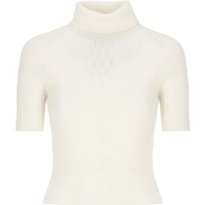 Vanisé, Dames, Truien, Beige, Maat: L Kasjmier,