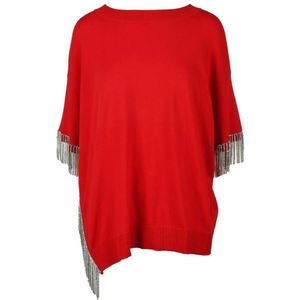 Twinset, Dames, Truien, Rood, Maat: XL